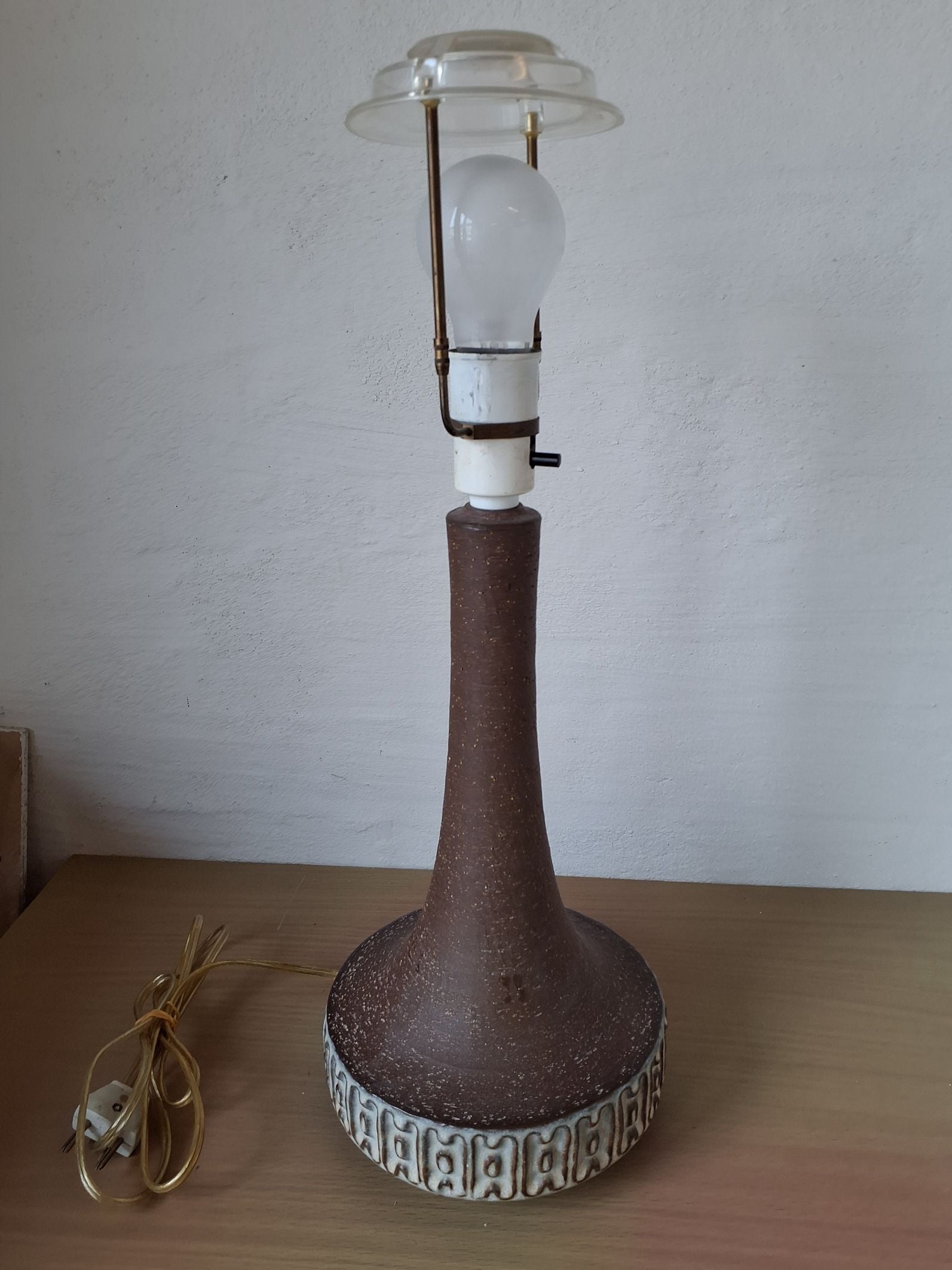 Chamotte keramik lampe